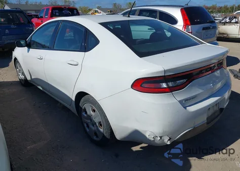 2014 Dodge Dart Se из США, поврежденный, VIN 1C3CDFAA1ED677218